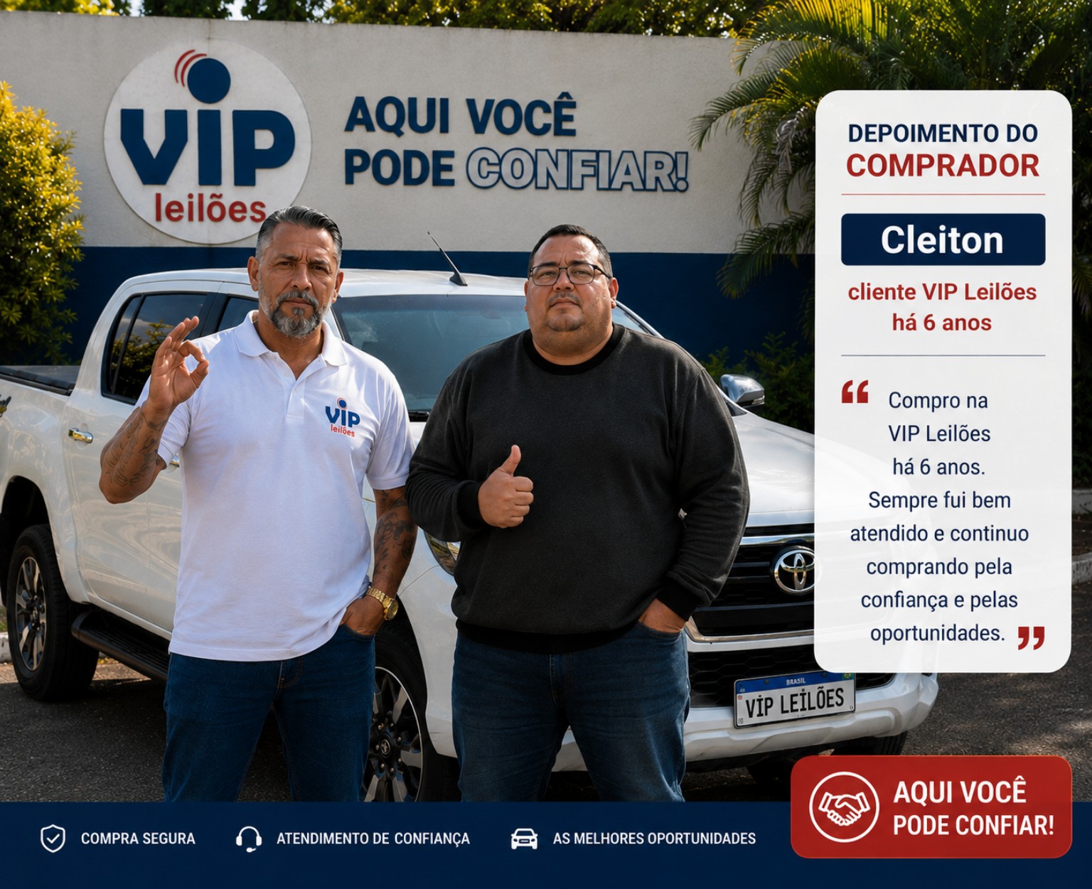 Foto do cliente Cleiton no Pátio VIP