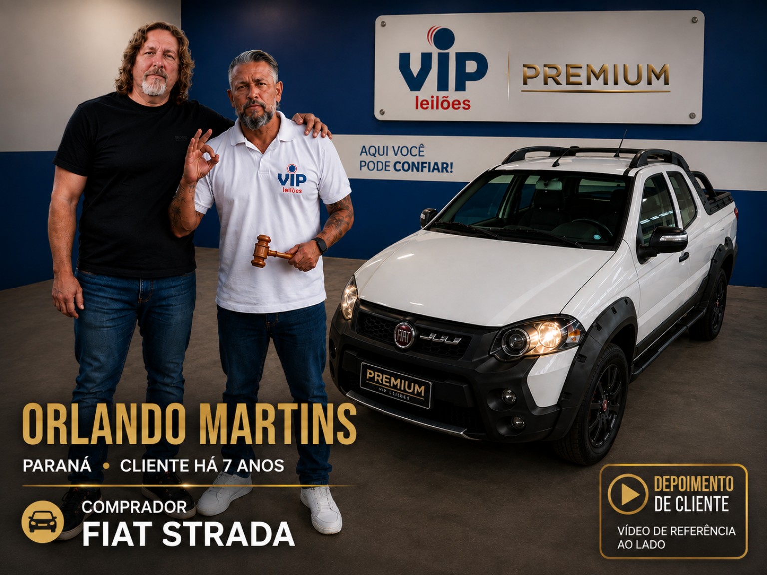 Foto do cliente Orlando Martins no Pátio VIP